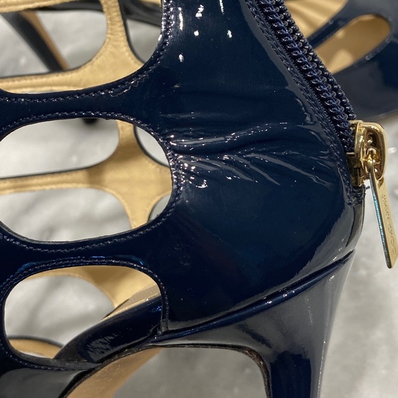 Jimmy Choo Patent Ren 100 Sandals - Picture 6 of 6